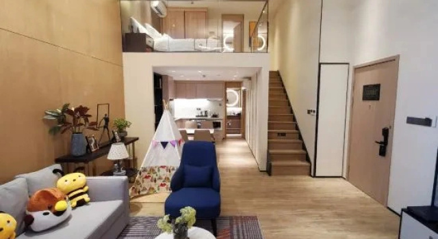 Семейный люкс Дуплекс c 1 комнатой Cresher Serviced Apartment