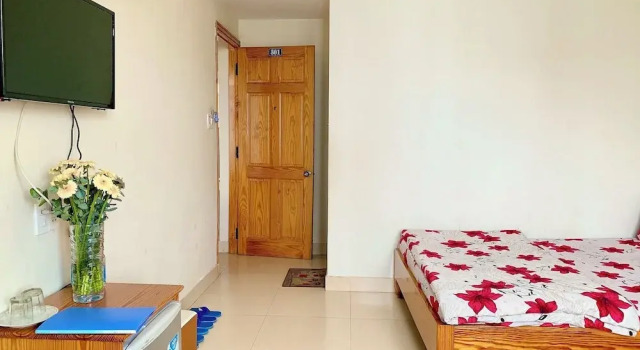 Двухместный номер Deluxe c 1 комнатой с видом на город Hoang Nguyen Hotel