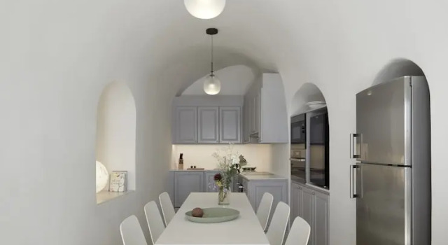 Семейная вилла с 3 комнатами с видом на море Inspire Santorini Luxury Villas