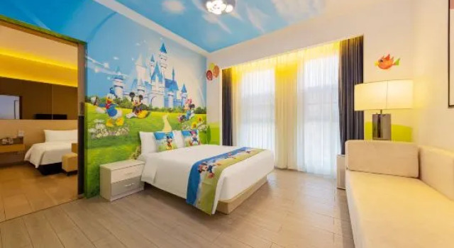 Семейный люкс с 2 комнатами с видом на город Shuiyunlan Hotel (Yichang Wanda)