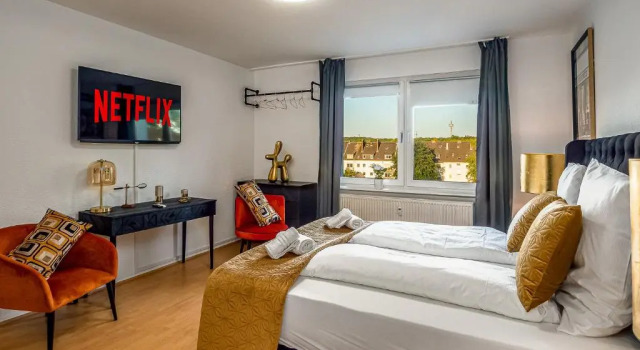 Студия JUNIK Apartments "Am Sternbuschweg"