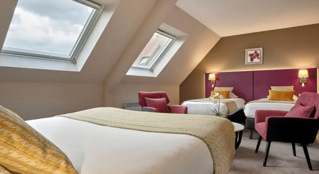 Supérieure quadruple chambre Hotel Restaurant Crystal