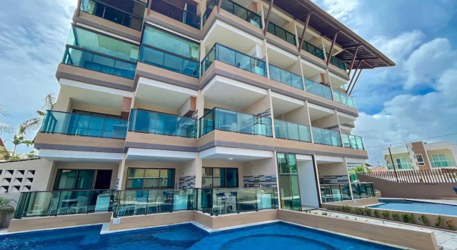 Студия с балконом Tangaroa Flats em Porto de Galinhas by Carpediem