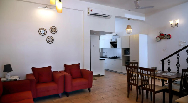 Agosto @Aansav Verde Fatrade Varca GOA 3 BR Villa, Book Villa Hoteller i Varca med parkering, Parkering