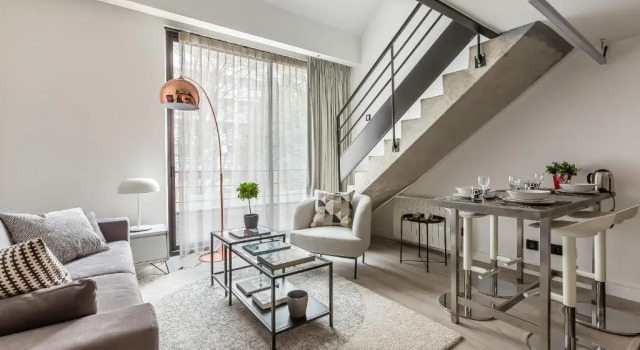 Апартаменты B6 Loft Duplex 175Blo-Paris Convention