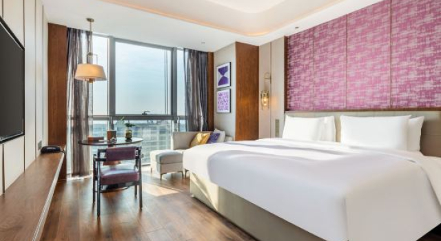 Двухместный люкс Deluxe Grand New Century Hotel Suzhou Si County