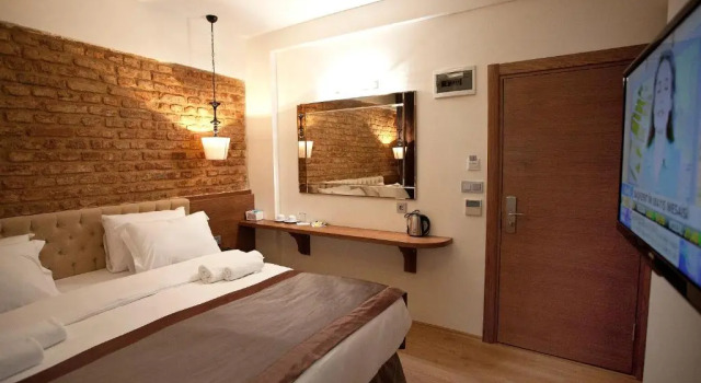 Deluxe Dvoulůžkový s manželskou postelí pokoj Pera Line Hotel