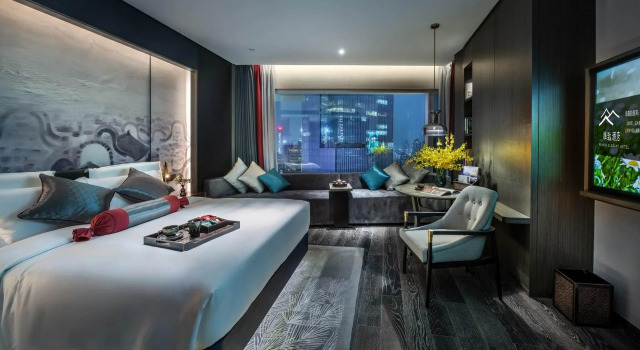 Двухместный номер с видом на город Elegant Hotel Guangzhou Zhujiang New Town Canton Tower