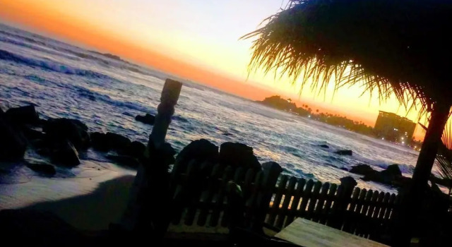 Happy beach resort