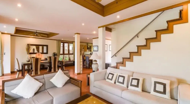 3 Bedroom Villa Beach Front Resort TG12
