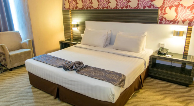 Luksusowy dwuosobowy pokój MH Hotel Ipoh