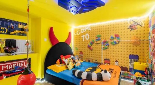 Трёхместный люкс с 2 комнатами Gulu House Family B&B (Guangzhou Branch)