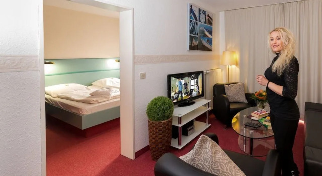 Hotel Deichgraf, Reservar Hotel Hotéis em Cuxland com piscina, Piscina