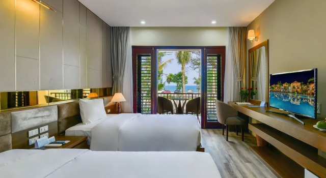 Двухместный номер Deluxe с красивым видом из окна MANLI Resort Quảng Bình