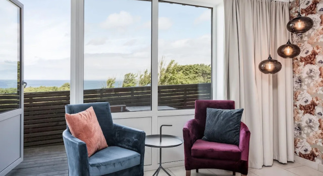Двухместный номер Standard с балконом и с видом на море Hotell och Restaurang Hovs Hallar