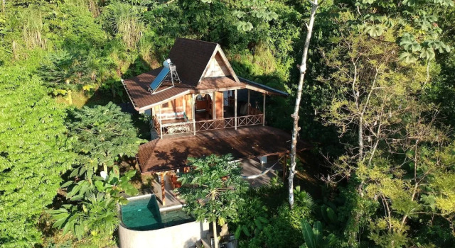 Вилла Superior с 2 комнатами с частичным видом на море Uvita Bali Bosque Retreat