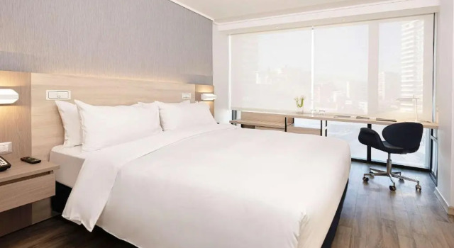Двухместный номер Deluxe Top Floor с видом на город Pullman Vina del Mar San Martin