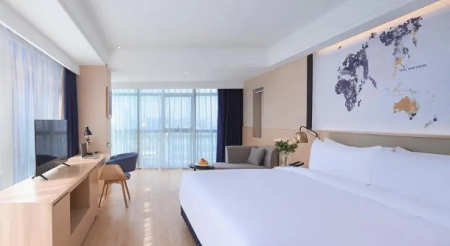 Номер Standard с красивым видом из окна Kyriad Marvelous Hotel Suzhou Wujiang People's Square