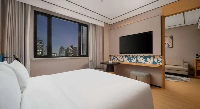 Люкс Deluxe Hilton Garden Inn Shanghai Caoyang