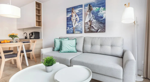 Апартаменты Superior c 1 комнатой Seaside Apartamenty - Olimpijska 2 Mielno - Sauna & Fitness & Parking - w cenie pobytu