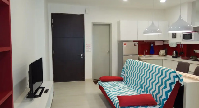 Люкс Deluxe c 1 комнатой с балконом Penang Studio Suite in Georgetown
