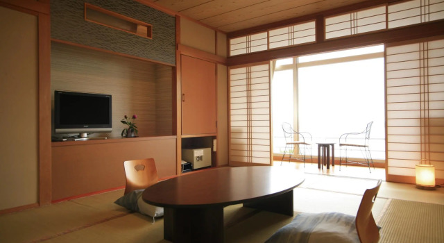 Номер Standard с видом на океан Awaji Island Uzushio Onsen Umemaru