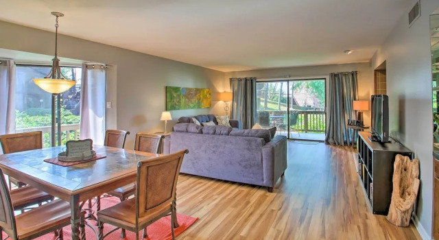 Lake-view Balcony: Sunny Hot Springs Condo!