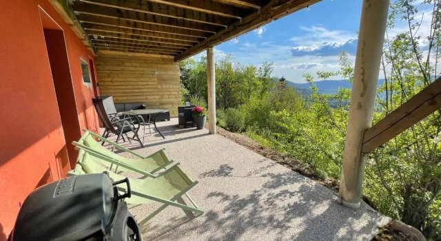 Апартаменты Le gîte cozy de Bouvacôte avec vue panoramique