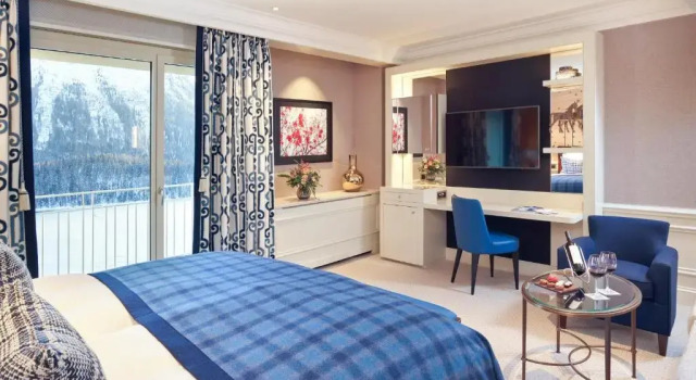 Deluxe Lake Side Double room Kulm Hotel St. Moritz