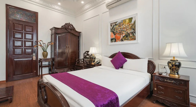 Трёхместный номер Deluxe с красивым видом из окна Hanoi Little Town Hotel
