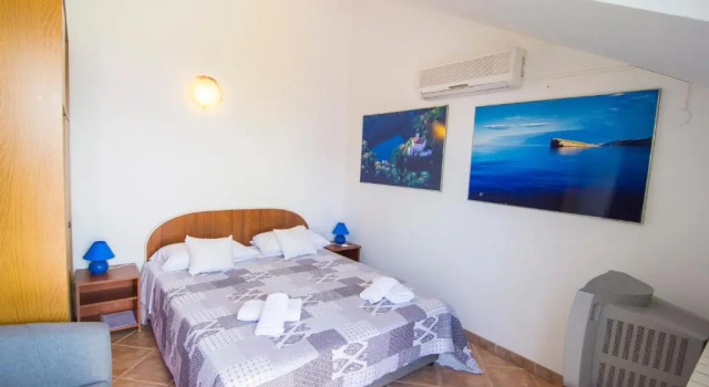 Студия с балконом и с видом на море Villa Tereza