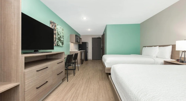 Четырёхместный люкс ECHO Suites Extended Stay by Wyndham Dallas Plano/Richardson