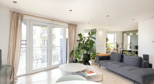Апартаменты с 2 комнатами с видом на залив JOIVY Fabulous 2Br Apartment W/Terrace & Bay View