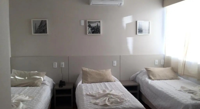 Трёхместный номер Deluxe Botucatu Hotel