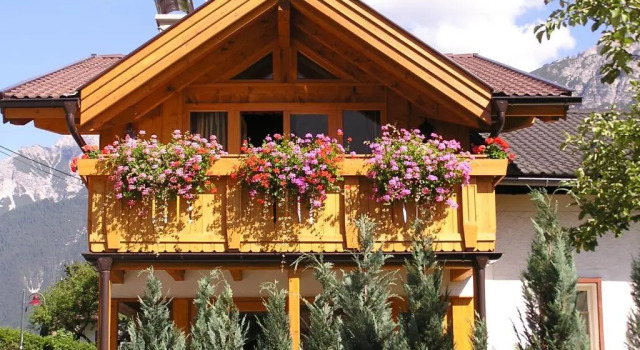 Апартаменты с видом на горы Ferienhaus Artho