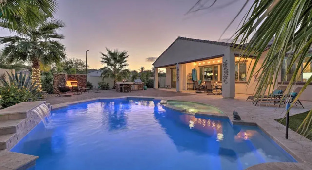 Modern Azure Home w/ Beautiful Patio, Pool & Spa!