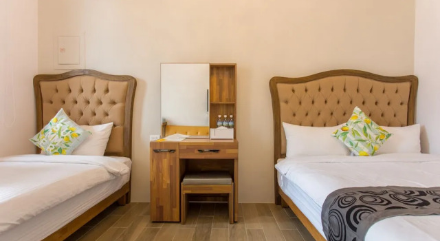 Трёхместный номер Standard с балконом myhappiness-hotel