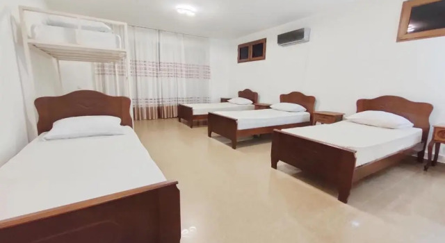 Кровать в общем номере Batumi Sun Hostel