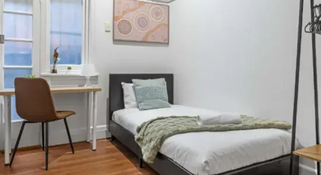 Номер Standard Kensington Double Room - Central & Affordable - Shared Bathroom & Kitchen