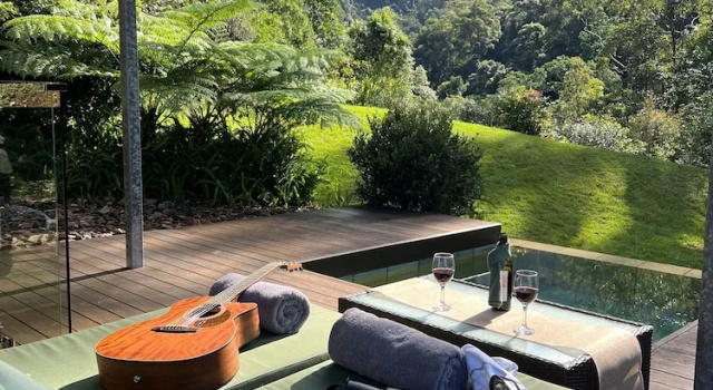 Двухместная вилла Luxury с видом на горы Crystal Creek Rainforest Retreat