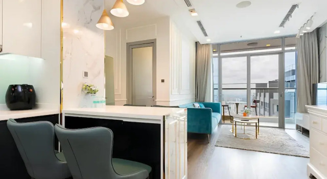 Апартаменты c 1 комнатой с балконом и с видом на город The Suite Landmark Riverside Apartment