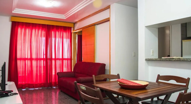 Апартаменты с 2 комнатами с балконом и с видом на море Luzon Flat Meireles Praia