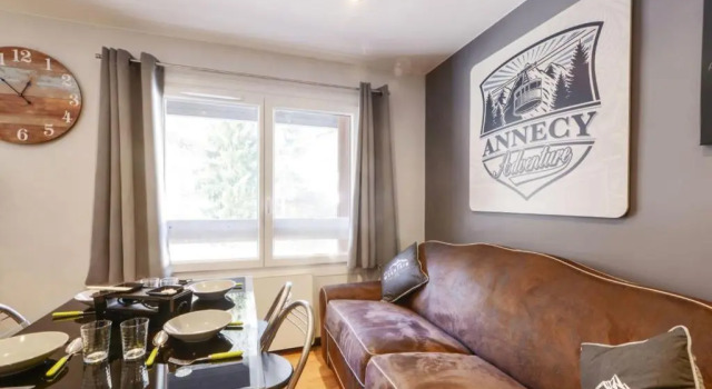 Студия Charming studio with parking in Sevrier, along Annecy Lake - Welkeys