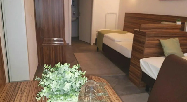 Четырёхместный номер Standard Hotel Garni Goldene Traube