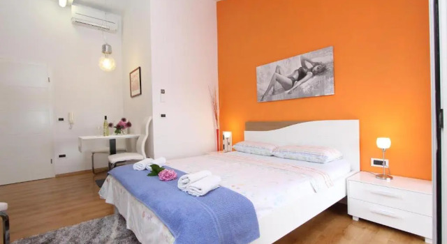 Студия с балконом Apartments Tanja