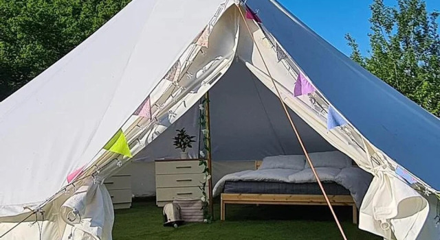 5 Meter Bell Tent - Up to 5 Persons Glamping