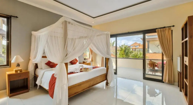 Двухместный номер Deluxe с балконом Gora House Bali
