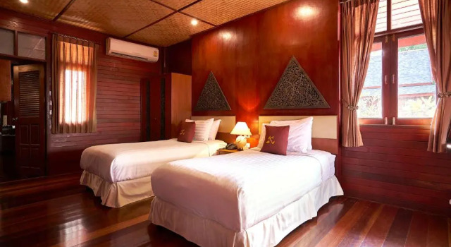 Вилла Цокольный этаж с балконом Ruenkanok Thaihouse Resort
