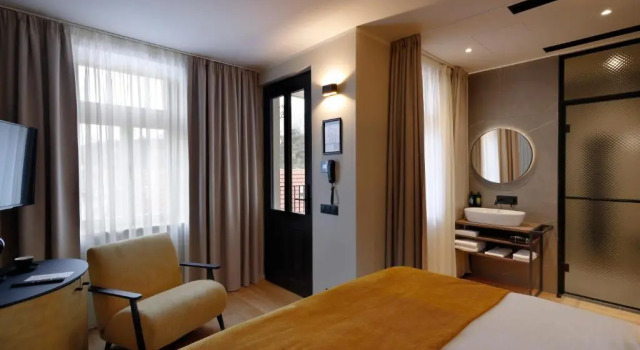 Superior Doppel Zimmer mit Balkon Hotel Prokop Square