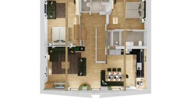 Апартаменты с 2 комнатами Obermühlhof Apartments